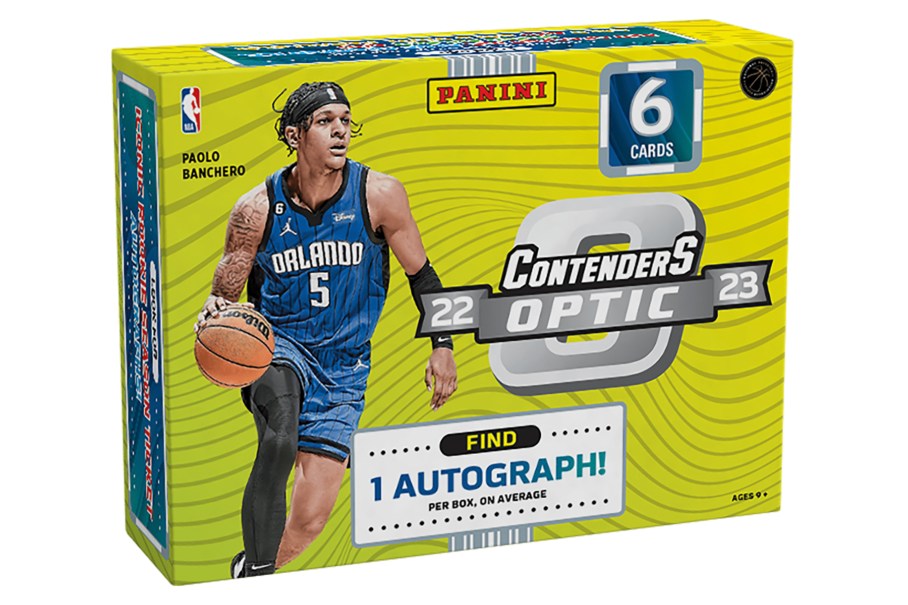 2023 Panini Contenders Optic Basketball Hobby (1 pack per box, 6 cards