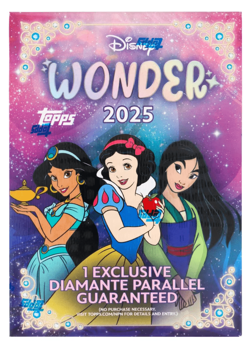 Disney Wonder 7-Pack Blaster Box (Topps 2025) (7 Packs Per Box, 6