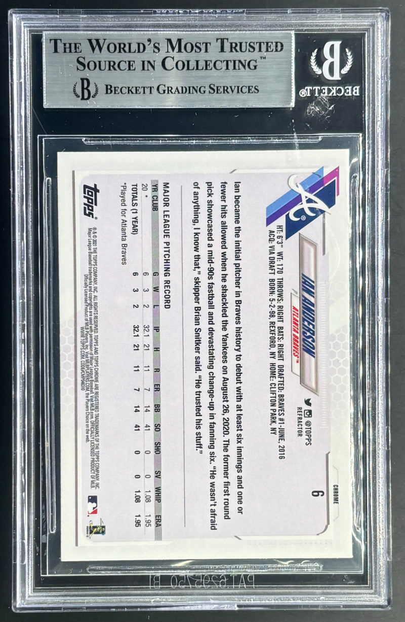 2021 Topps Chrome Refractors Ian Anderson 