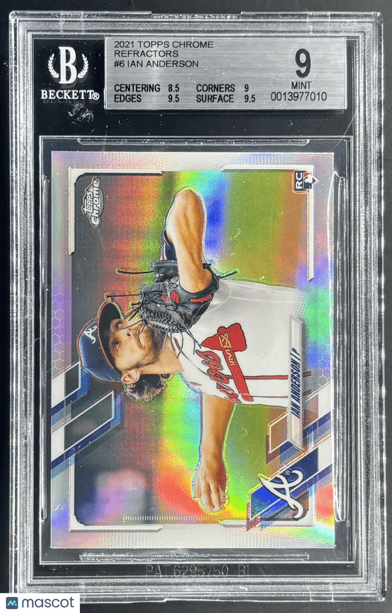 2021 Topps Chrome Refractors Ian Anderson 