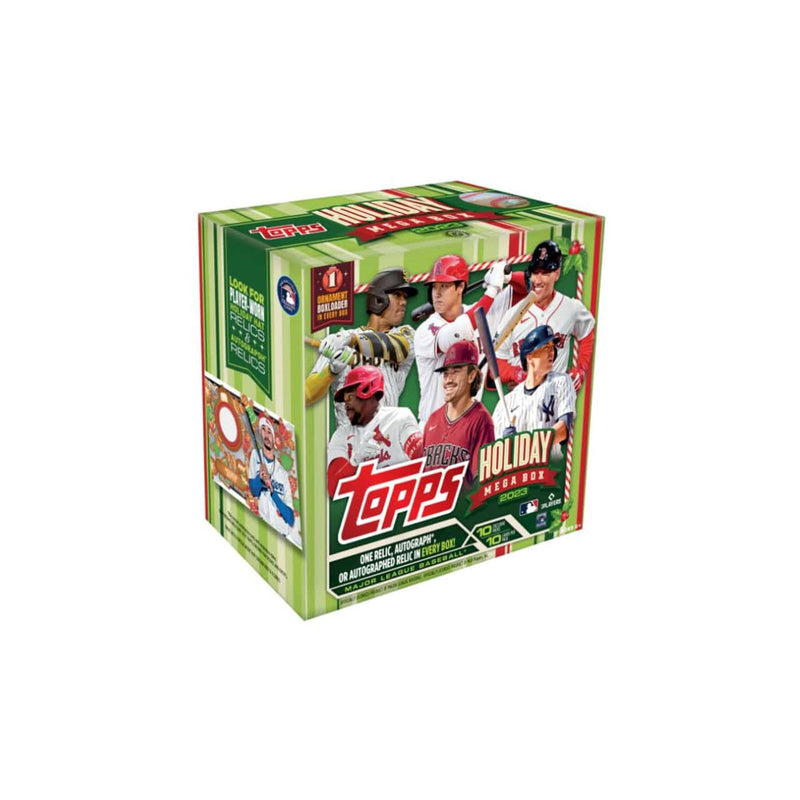 2023 Topps Holiday Mega Hobby (10 Packs Per Box, 10 Cards Per Pack)