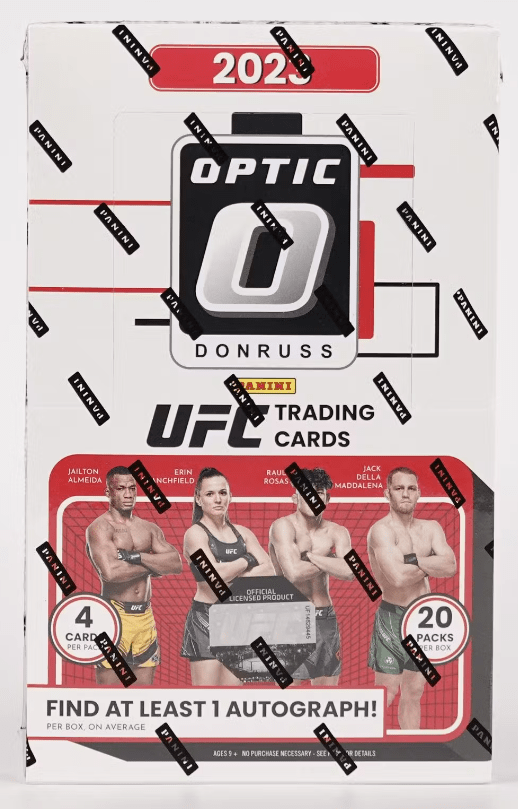 2023 Panini UFC Optic Hobby (20 packs per box. 4 cards per pack)