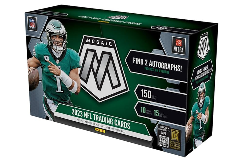 2023 Mosaic Football Hobby Box (10 packs per box, 15 cards per pack)