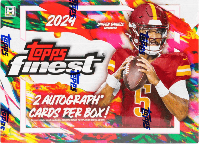 2024 Topps Finest Football Hobby (6 Packs Per Box, 10 Cards Per Pack)