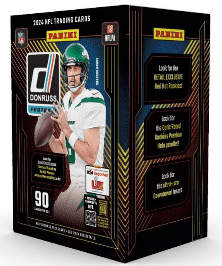 2024 Donruss Football Blaster (6 Pack Per Box, 15 Cards Per Pack)