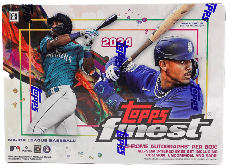 2024 Topps Finest Baseball Hobby Box (6 Packs Per Box, 10 Cards Per Pack)