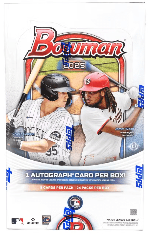 2025 Bowman Baseball Hobby (24 Packs Per Box, 8 Cards Per Pack)