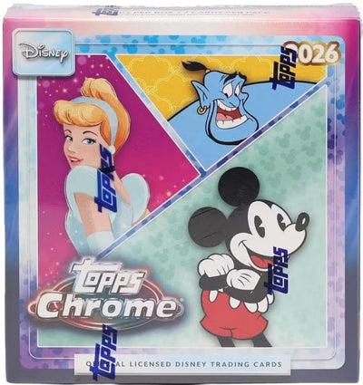 【未開封】Topps Chrome Disney 2026 Mega Box 2026 Topps Disney Chrome Mega Box – The Coffee Breakers