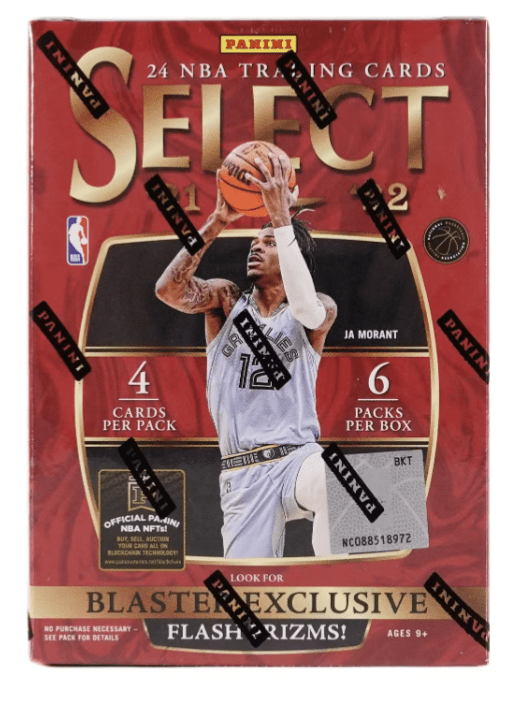 2021-22 Panini Select NBA Blaster Box (6 Packs Per Box, 4 Cards Per Pack)