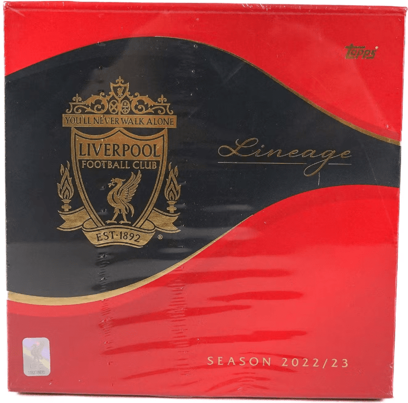 2022-23 Topps Liverpool Lineage Hobby Box (5 Cards Per Box)