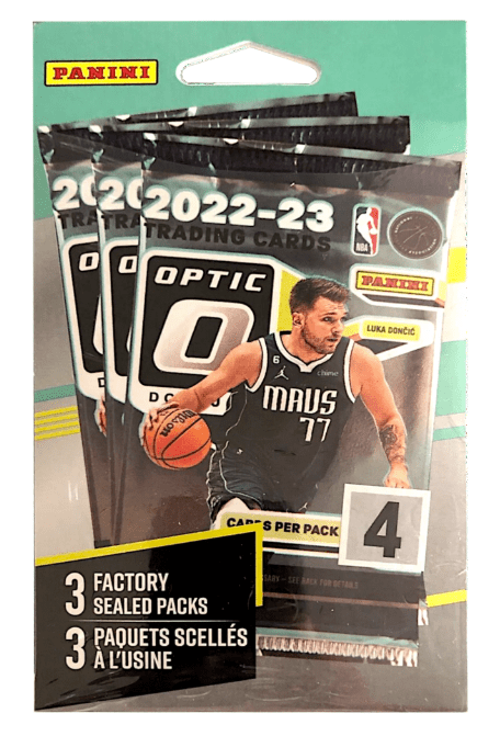 2022-23 Panini Optic Basketball Hanger Box (3 Packs Per Box, 4 Cards Per Pack)