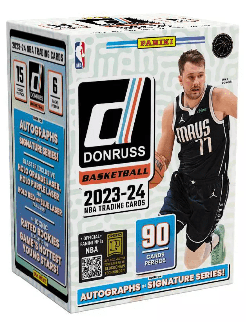 2023-24 Donruss Basketball Blaster Box (6 Packs Per Box, 15 Cards Per Pack)