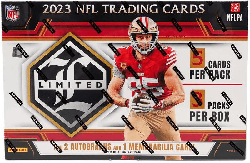 2023-24 Limited Football Hobby Box (3 Packs per Box, 5 Cards per Pack)