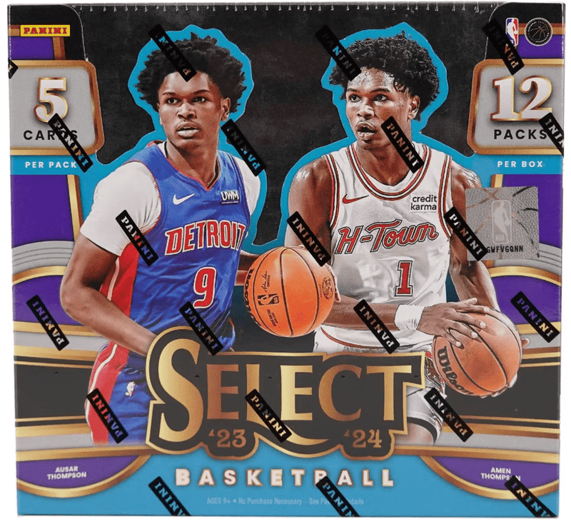 2023-24 Select Basketball Hobby Box (12 Packs per Box, 5 Cards per Pack)