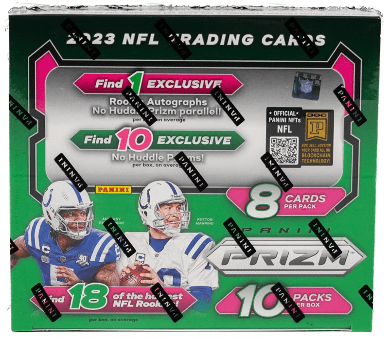 2023 Prizm NFL No Huddle (10 Packs per Box, 8 Cards per Pack)
