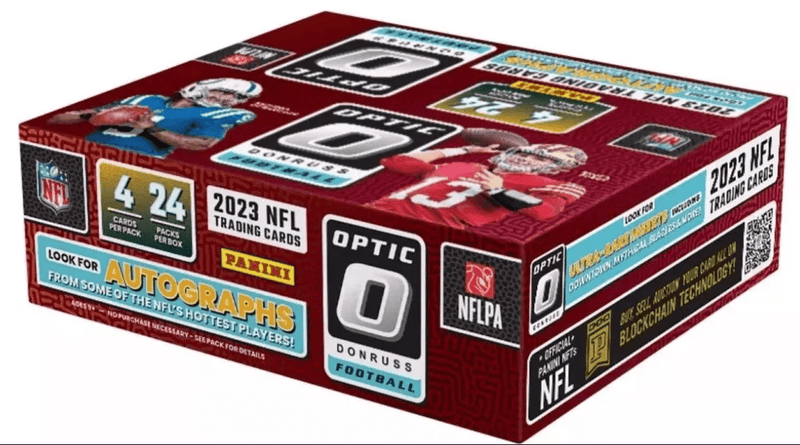 2023 Optic Football Retail Box (24 packs per box, 4 cards per pack)