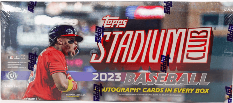 2023 Topps Stadium Club Baseball Hobby Box (16 Packs Per Box, 8 Cards Per Pack)