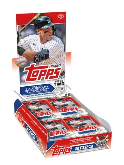 2023 Topps Series 2 Baseball Hobby Box (14 Cards Per Pack, 24 Packs Per Box)