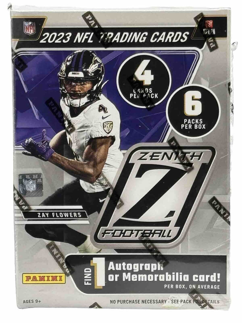 2023-24 Zenith Football Blaster Box (4 Cards Per Pack, 6 Packs Per Box)