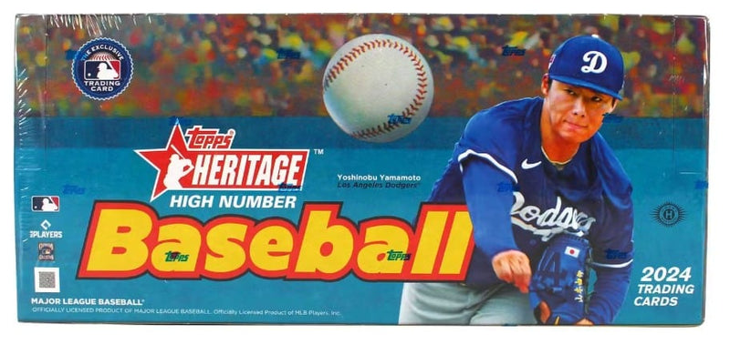 2024 Topps Heritage High Number Hobby Box (24 Packs Per Box, 9 Cards Per Pack)