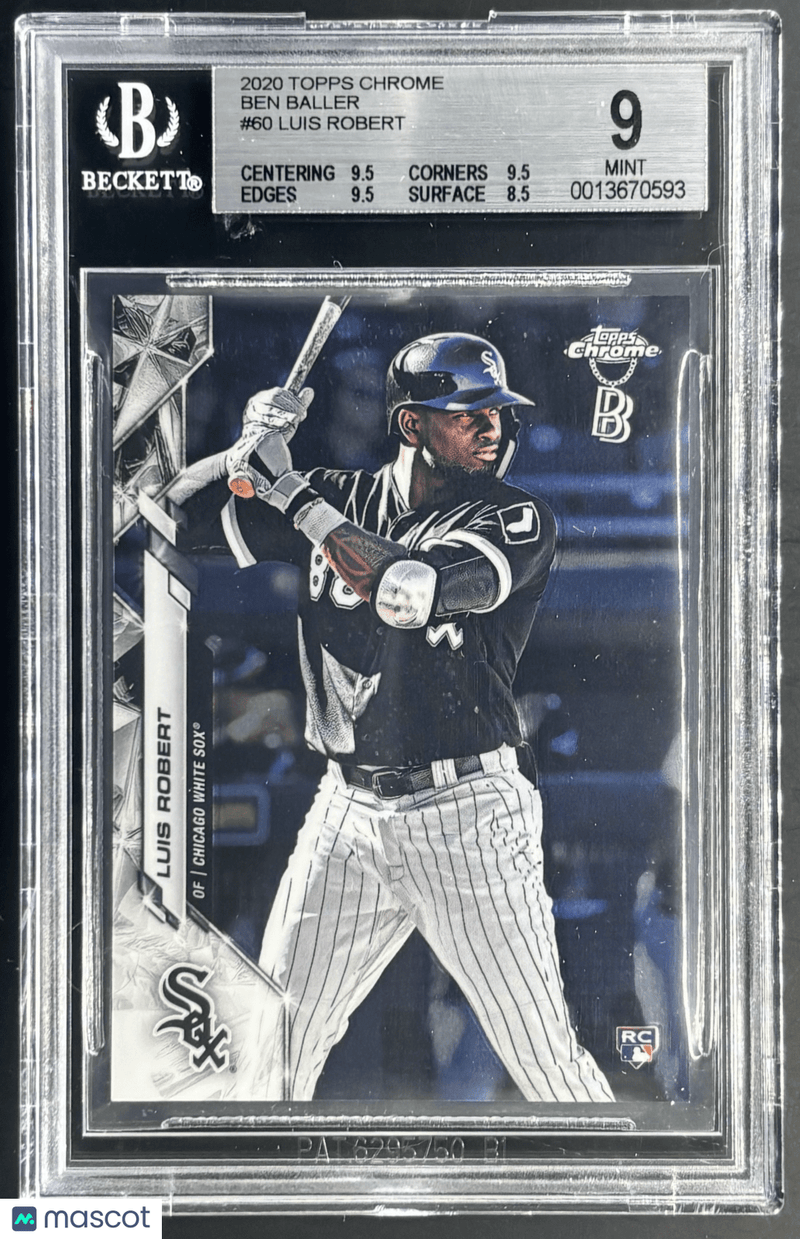 2020 Topps Chrome Luis Robert Rookie Ben Baller Editiion 