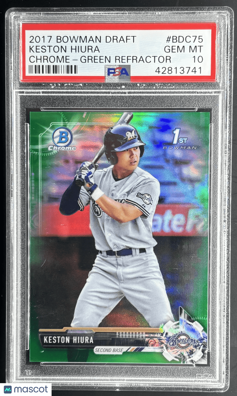 2017 Bowman Draft Keston Hiura 