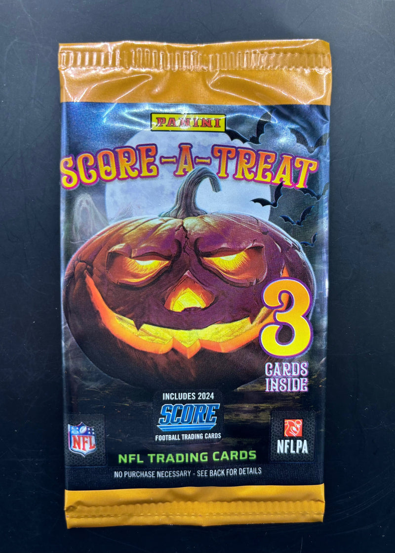 2024 Panini Score-A-Treat Football Card Pack (1 Pack, 3 Cards)