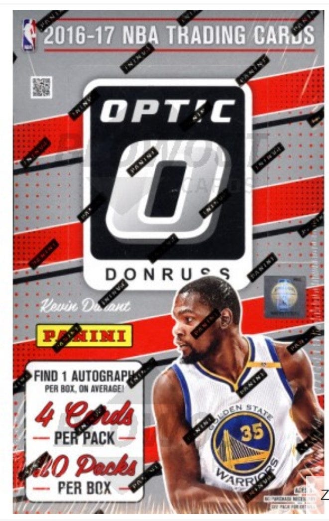 2016-17 Panini Optic Donruss Basketball Hobby (20 packs per box. 4 cards per pack)