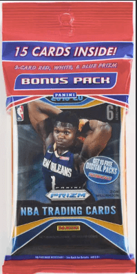 2019-20 Panini Prizm Basketball Cello Pack