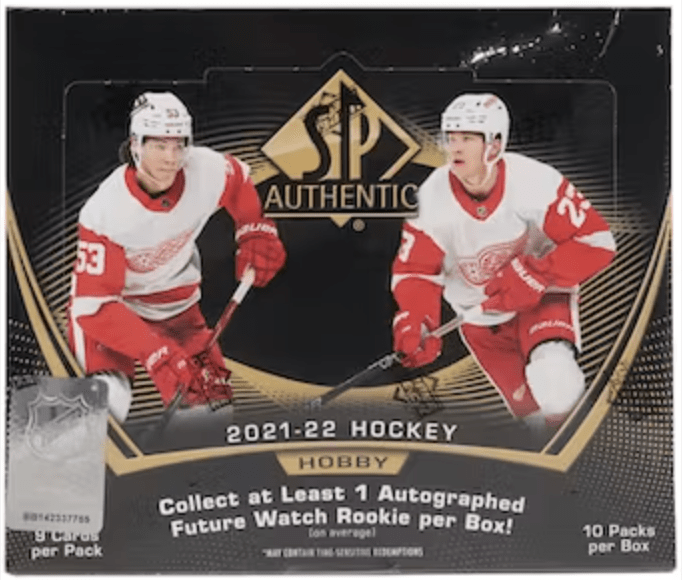 2021-22 Upper Deck SP Authentic Hockey Hobby Box