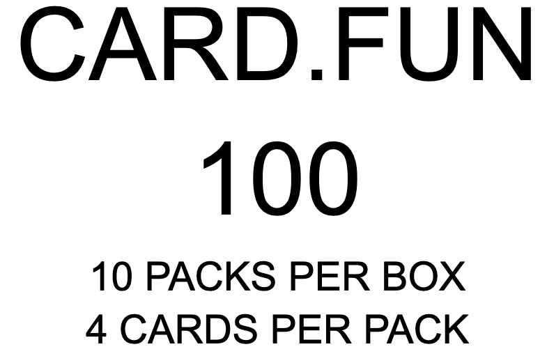 2023 Joyful Card.Fun Trading Cards Hobby Box (10 packs per box, 4 cards per box)