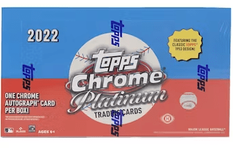 2022 Topps Chrome Platinum Anniversary Baseball Hobby Box (4 Cards Per Pack, 24 Packs Per Box))