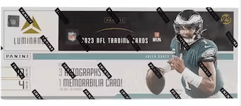 2023 Panini Luminance Football Hobby Box (4 Packs per Box, 10 Cards per Pack)