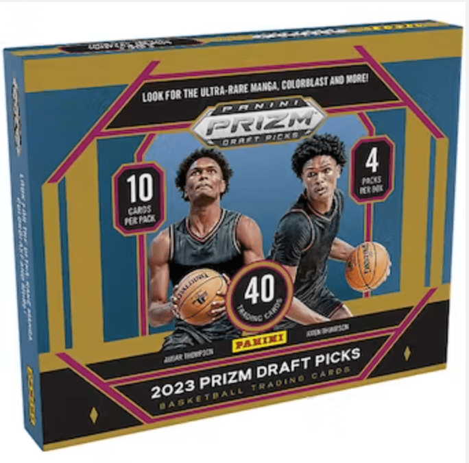 2023 Prizm Basketball Draft Picks (4 Packs per Box, 10 Cards per Pack)