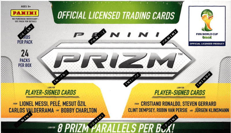 2014 Panini Prizm World Cup Soccer Box (24 packs per box. 6 cards per pack)