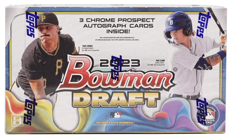 2023 Bowman Draft Baseball Jumbo Hobby Box (12 Packs Per Box, 32 Cards Per Pack)