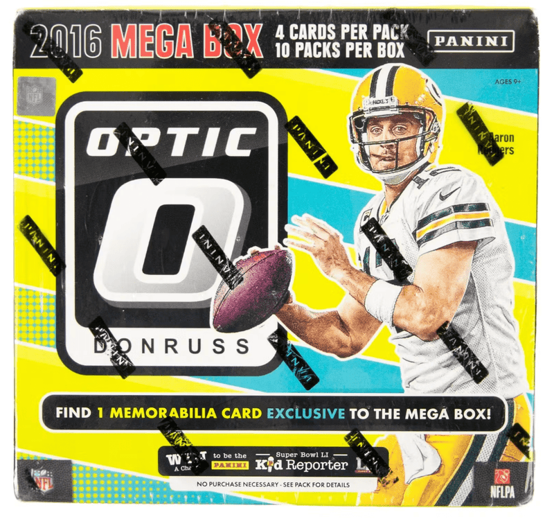 2016 Optic Football Mega Box (10 Packs, 4 Cards Per Pack)