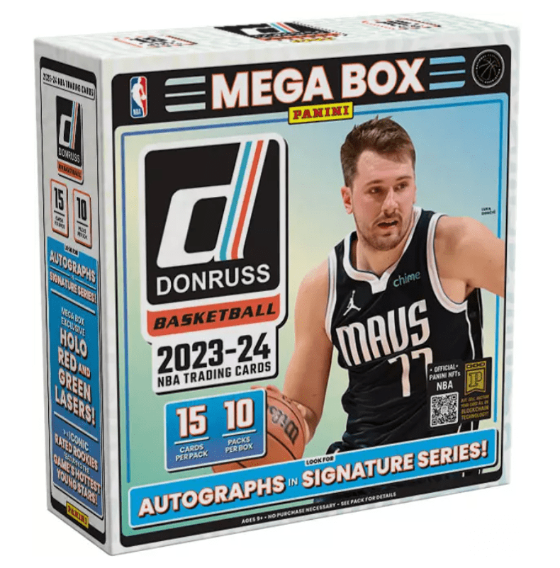 2023-24 Donruss Basketball Mega Box (10 Packs, 15 Cards Per Pack)