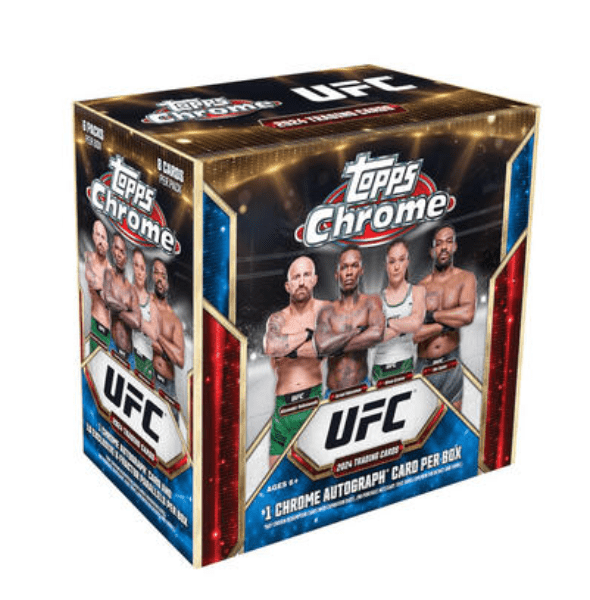2024 Topps Chrome UFC Mega Box (6 Packs, 8 Cards Per Pack)