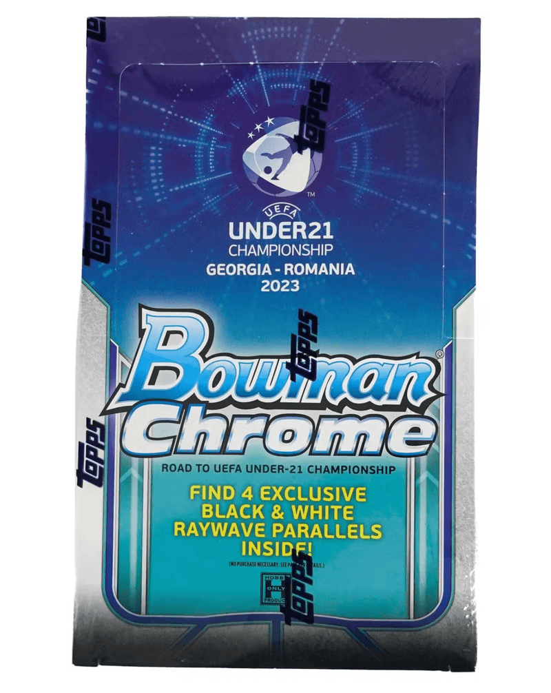 2023 Bowman Chrome UEFA Under 21 Championship Hobby LITE Box (16 Packs, 4 Cards Per Pack)