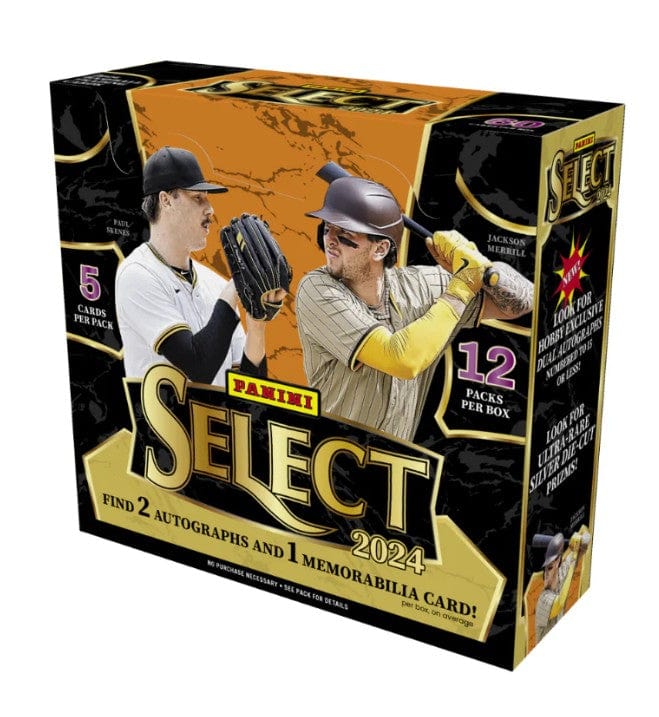 2024 Panini Select Baseball Hobby (12 Packs Per Box, 5 Cards Per Pack)