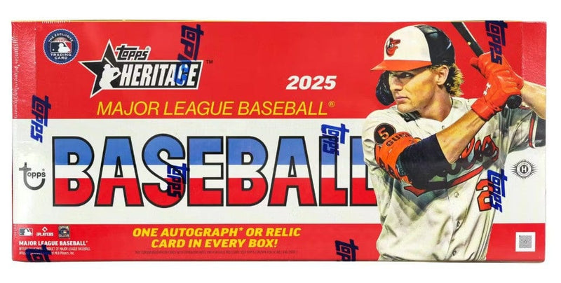 2025 Topps Heritage Baseball Hobby Box (24 Packs Per Box, 8 Cards Per Pack)