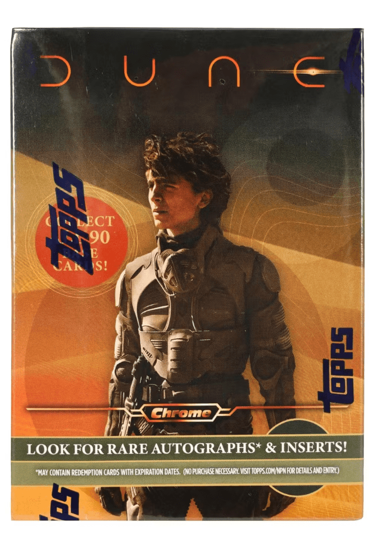 Dune Chrome 7-Pack Blaster Box (Topps 2024) (7 Packs Per Box, 4 Cards Per Pack)