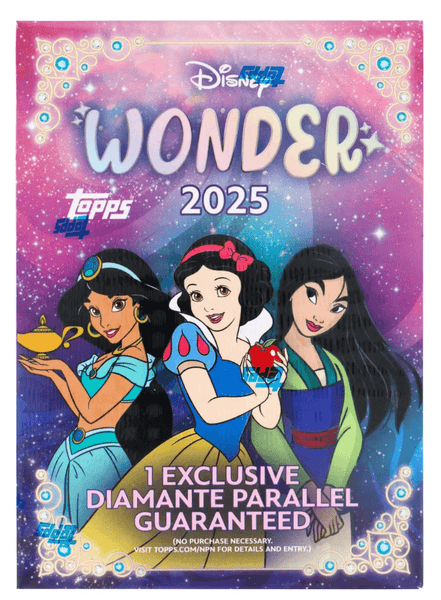 Disney Wonder 7-Pack Blaster Box (Topps 2025) (7 Packs Per Box, 6