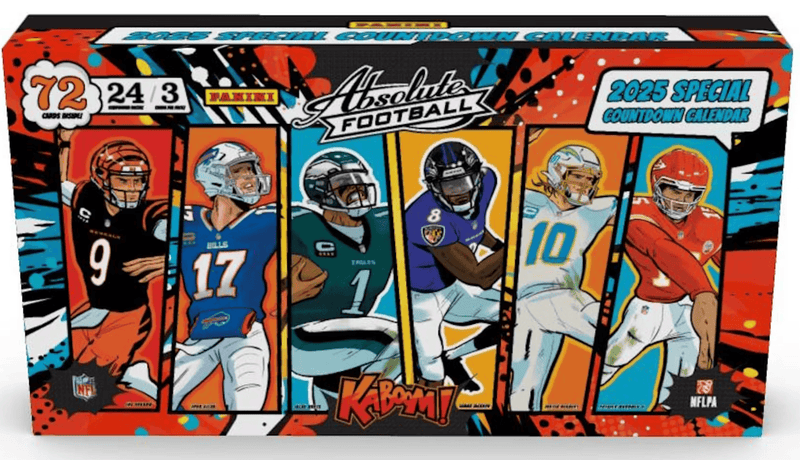 2025 Panini Absolute Football Countdown Calendar Box