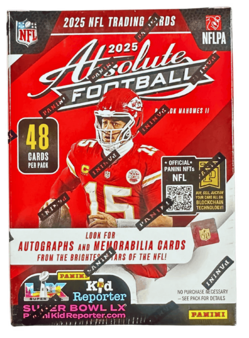 2025 Panini Absolute Football Hobby Blaster Box (8 Packs Per Box, 6 Cards Per Pack)