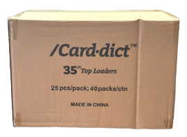 3x4 Toploader Card Holder - 35 pt (case) (Recommended Age: 15 Years)
