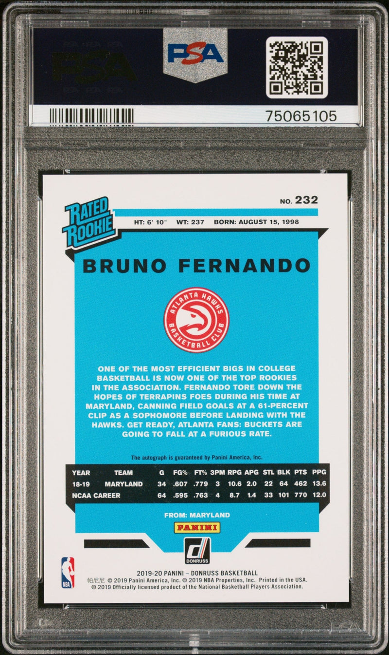 2019 Panini Donruss Bruno Fernando 