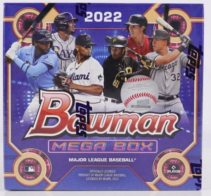 2022 Bowman Baseball Mega Box  (4 Cards Per Pack, 10 Packs Per Box)