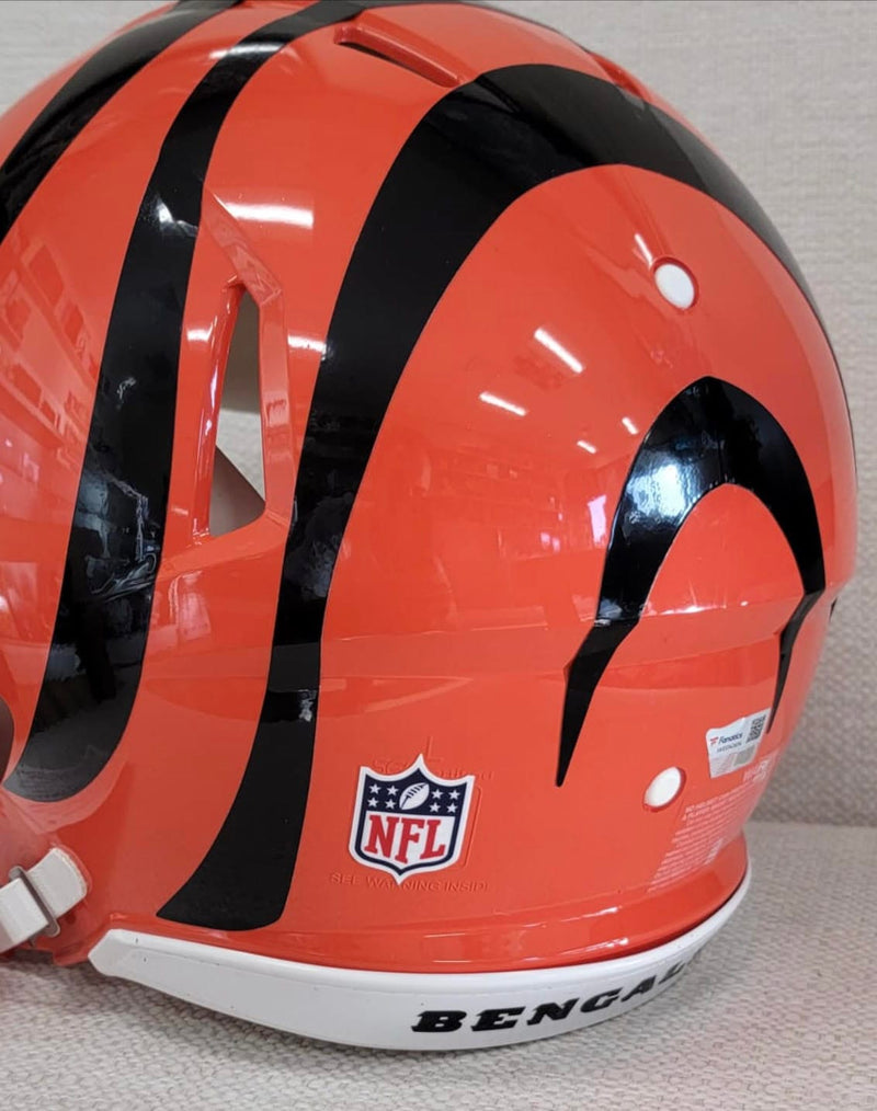 Joe Burrow Signed Helmet Orange - Fanatics Authenticated